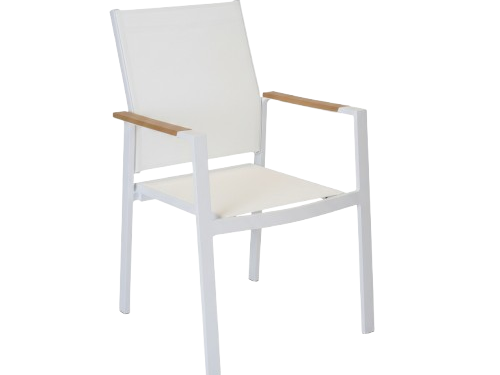 IMMENSA POLTRONA IMPILABILE ALLUMINIO E TEXTILENE - OPEN D